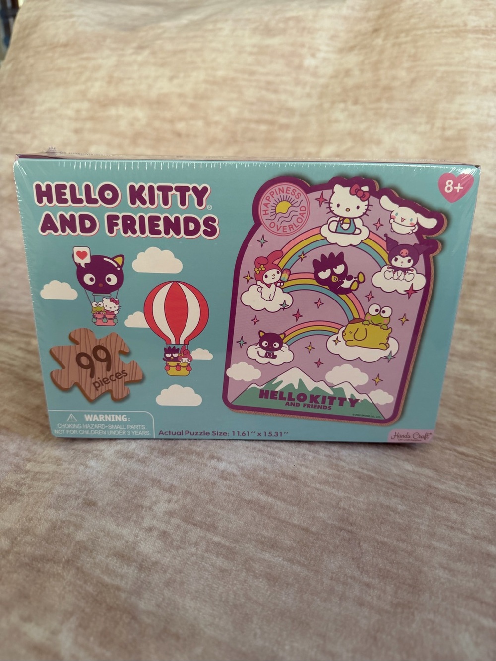 Hello Kitty and Friends Puzzle - Teal, Purple, Pink